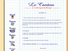Tablet Screenshot of lecantou.fr